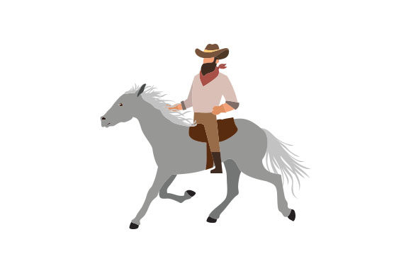 Cowboy Riding His Horse Embroidery Design Review