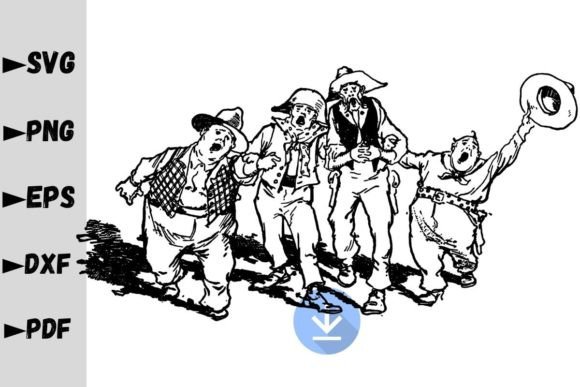 Drunken Cowboys SVG, Western Cowboys SVG