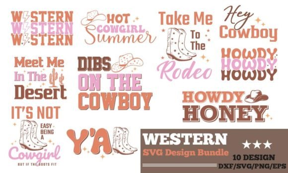 Retro Western SVG Design Bundle Review