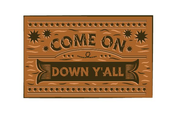Western Dance Come on Down Yáll, Engraved Review